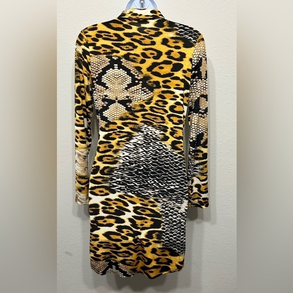 Timing Animal Print Sexy Dress Size M Fears - Picture 7 of 9